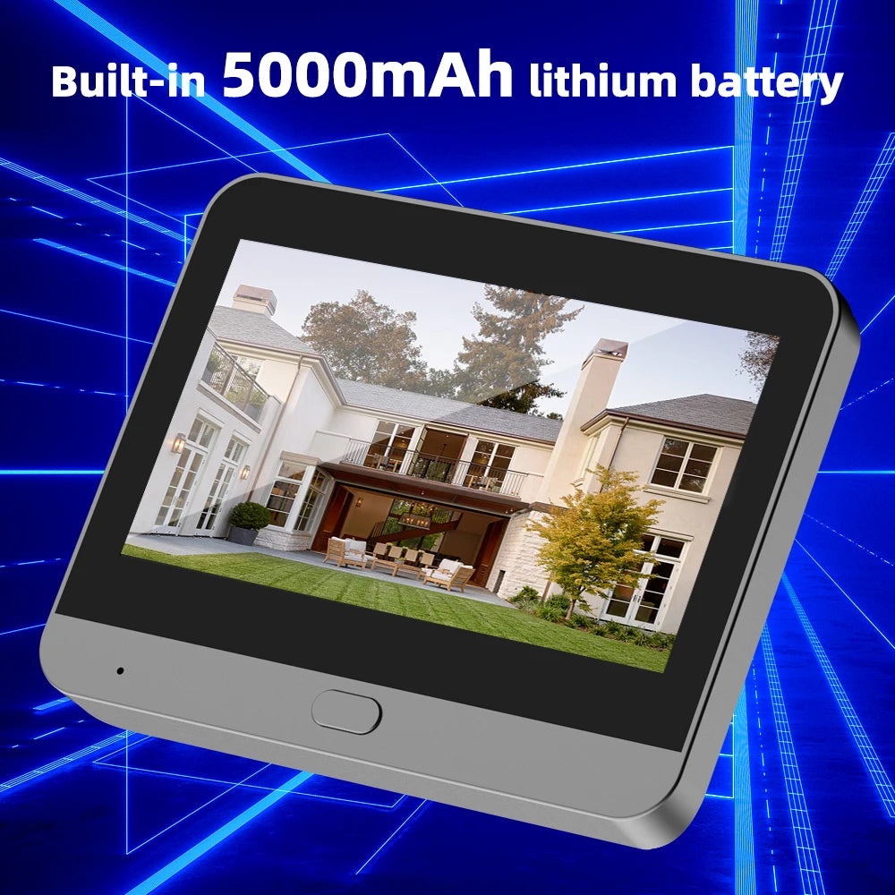 3MP Smart WiFi Doorbell Camera – PIR Motion & 5000mAh Battery