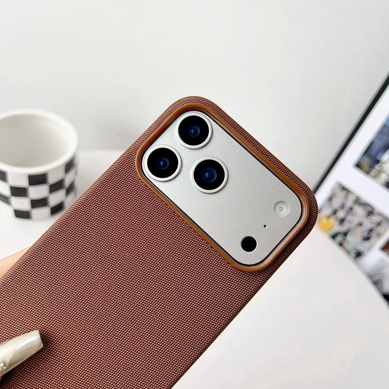 Frosted Magnetic Shockproof iPhone Case – Matte Cover