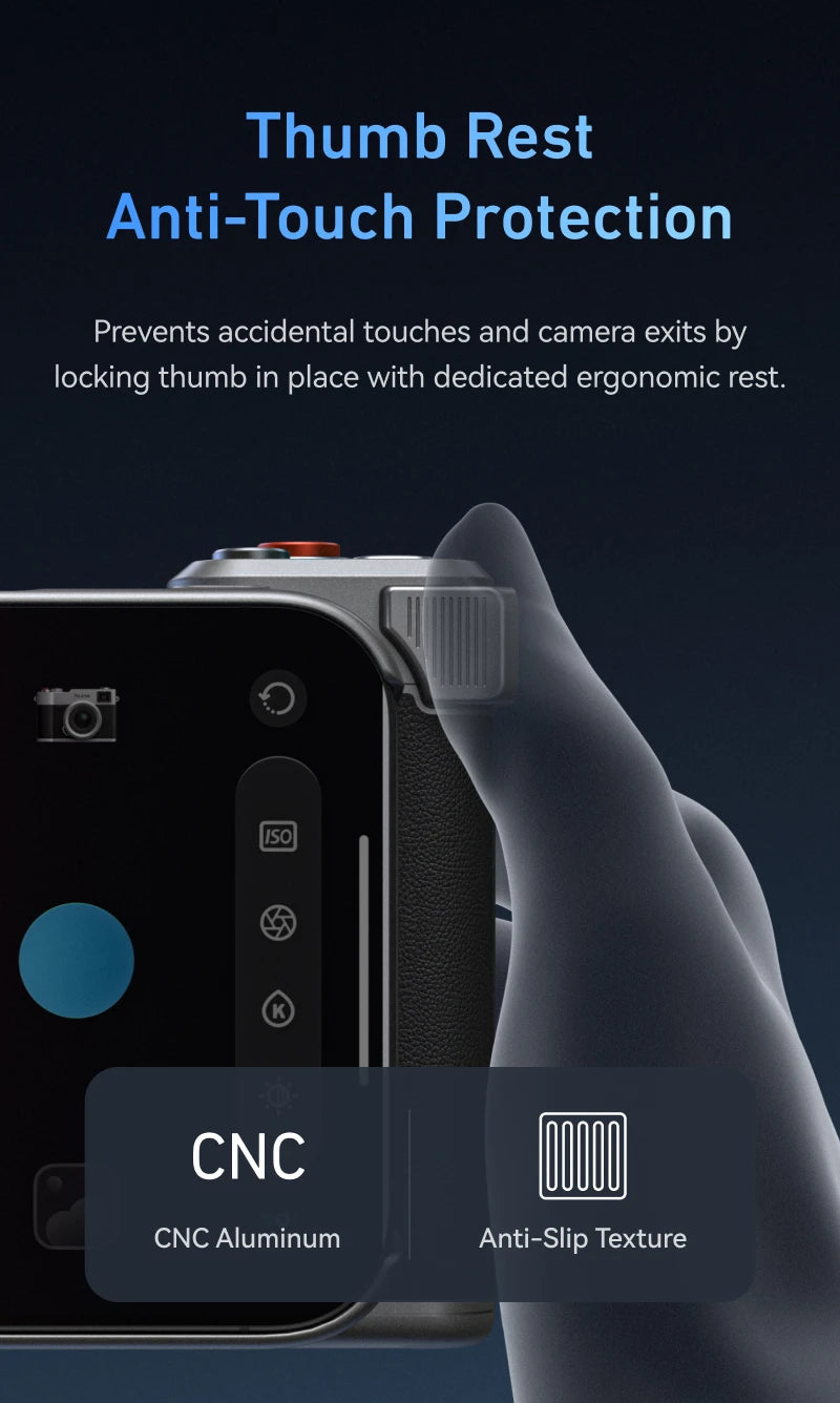 Magnetic Master Grip for iPhone 17 Pro – TELESIN Phone Camera Handle Kit