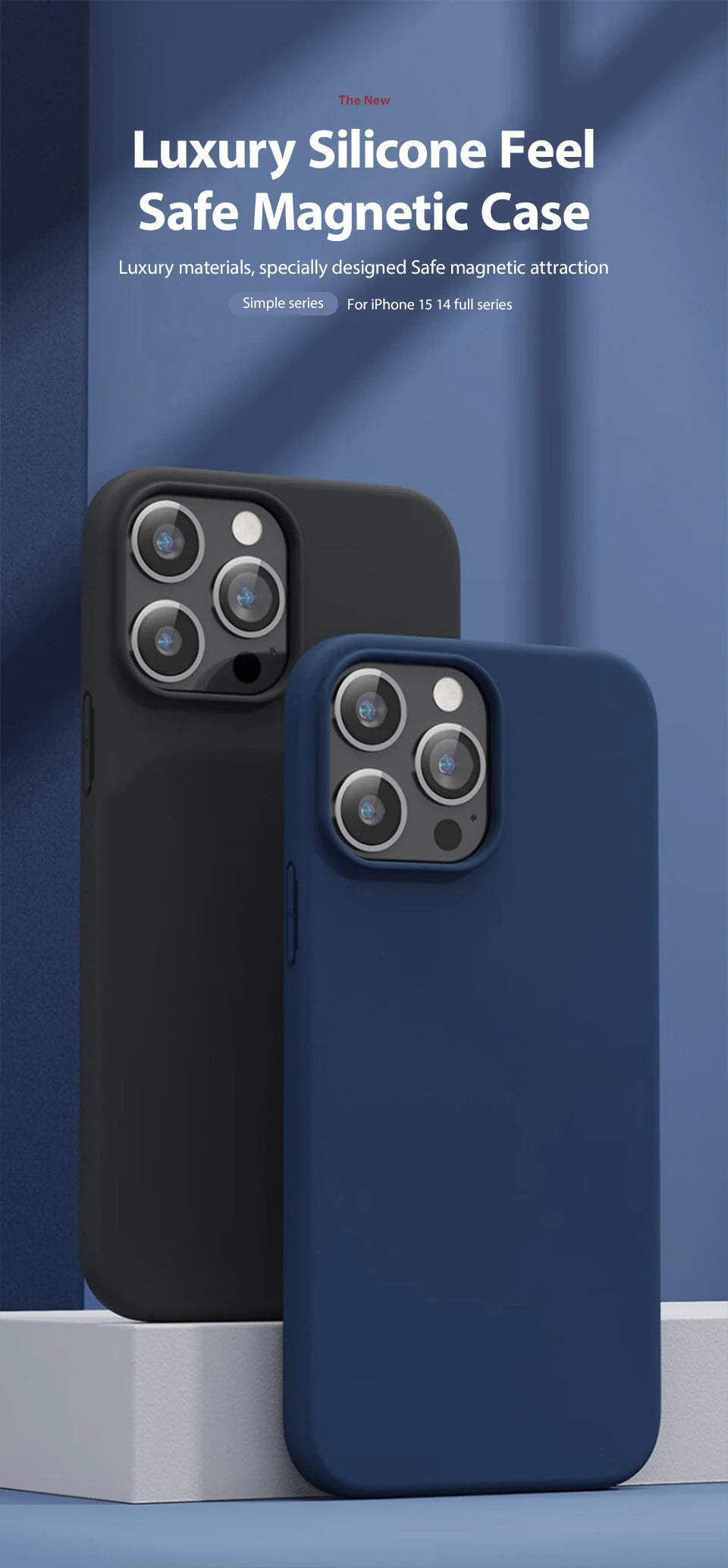 Luxury For iPhone 17 Pro Max Magnetic Phone Case For iPhone 15 14 13 12 11 16 Pro Max AIR Cases Magnetic Wireless Charging Cover