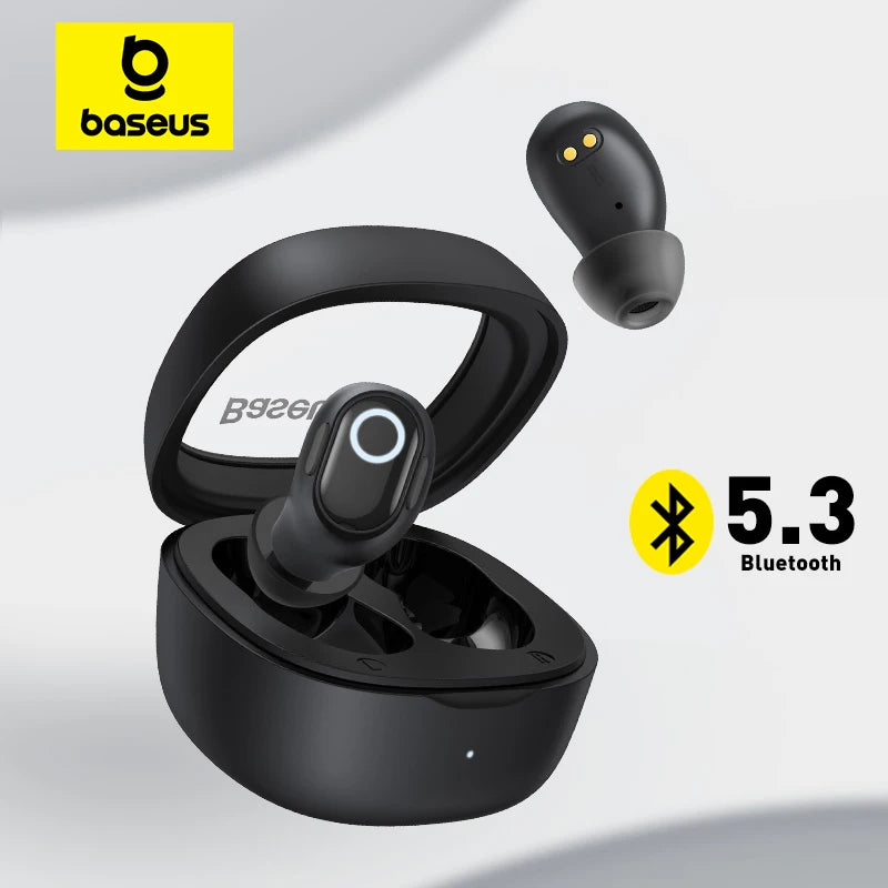 Baseus WM02 Wireless Earphones – TWS, Mini, 25H Battery