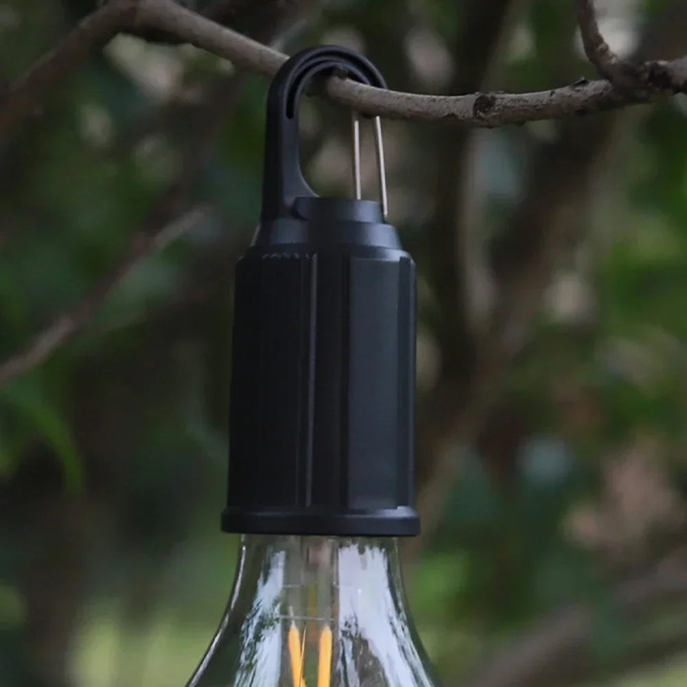 Outdoor USB Rechargeable LED Lamp Bulbs High Brightness Emergency Light Hook Up Camping Fishing Portable Lantern Night Lights