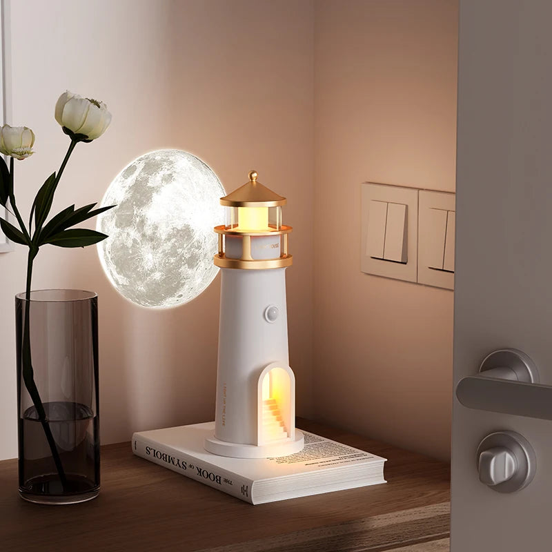 Moon Projection Night Lamp – Remote, Bluetooth & Motion Sensor