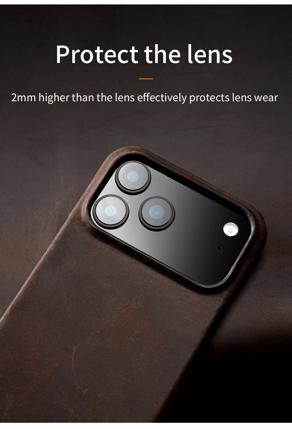 Retro Genuine Pull-Up Leather Magnetic Case – iPhone 15–17 Series