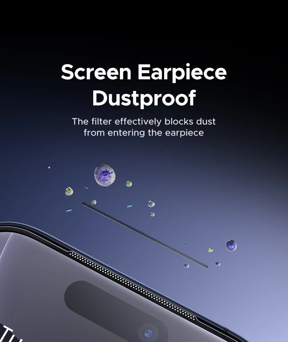 iPhone 17 Pro Max Tempered Glass – UGREEN 2PCS Dust-Free Screen Film