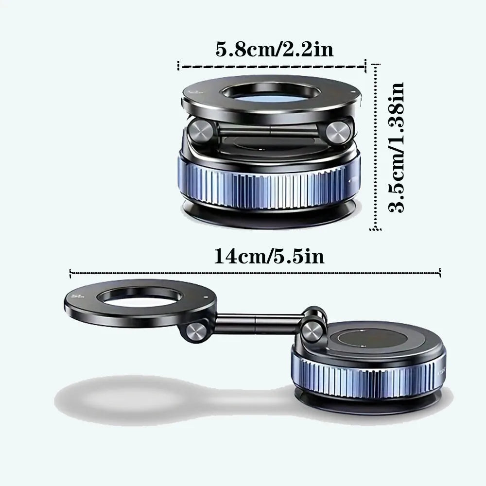 Foldable Magnetic Phone Holder – 360° Rotation