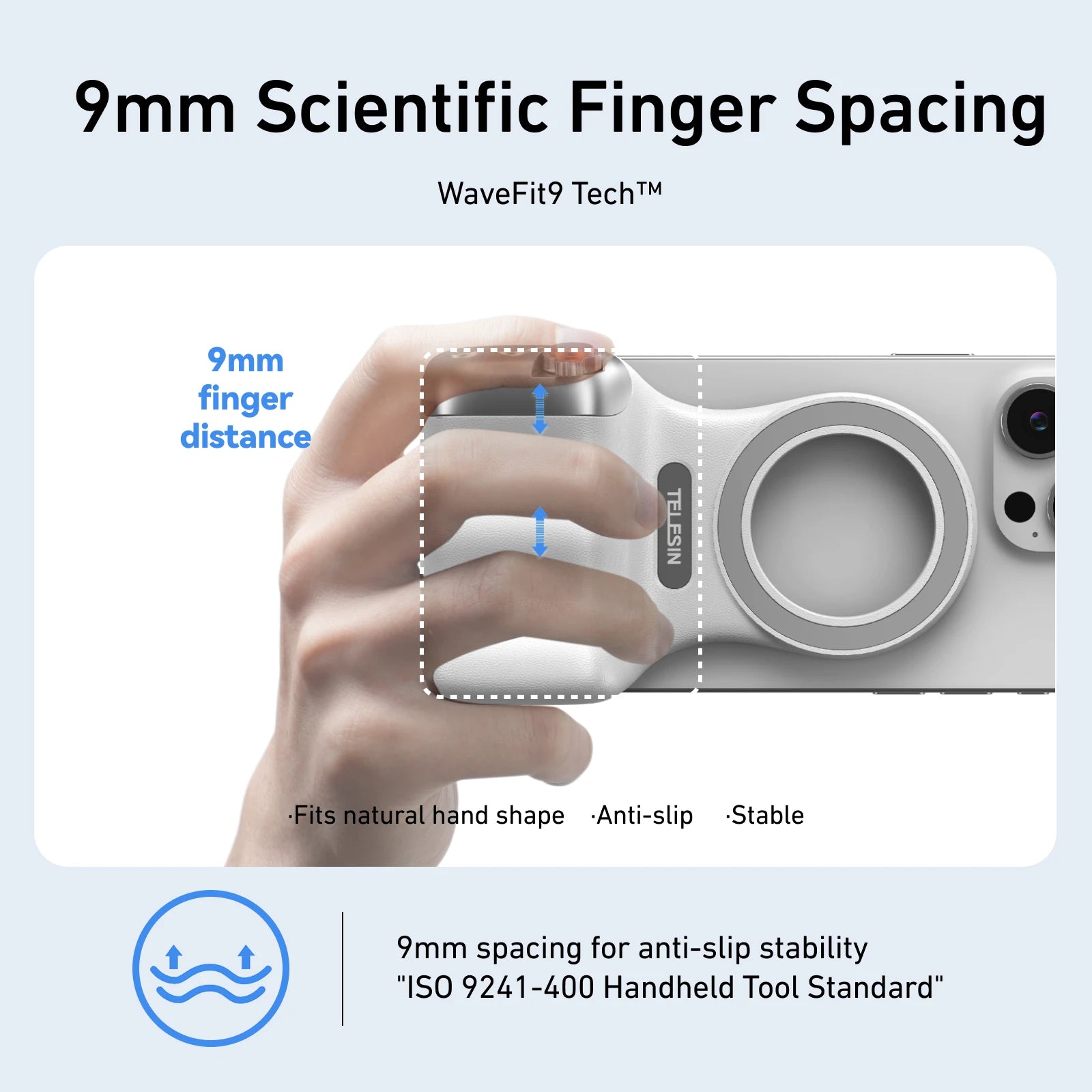 TELESIN Phone Camera Grip with Remote – iPhone & Android