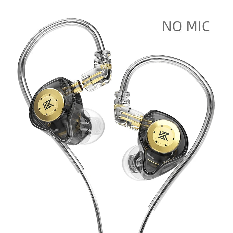 KZ EDX Pro In-Ear Earphones – HiFi Bass Wired IEM, Detachable C-Pin Cable