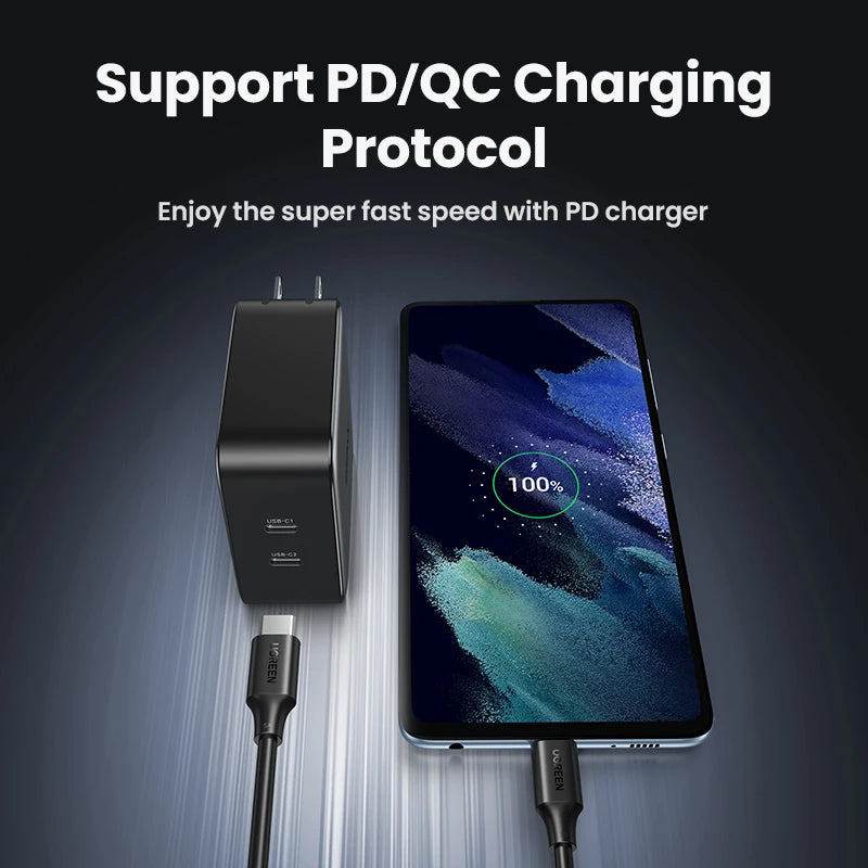 UGREEN USB-C to USB-C 5A – 100W Fast Charge