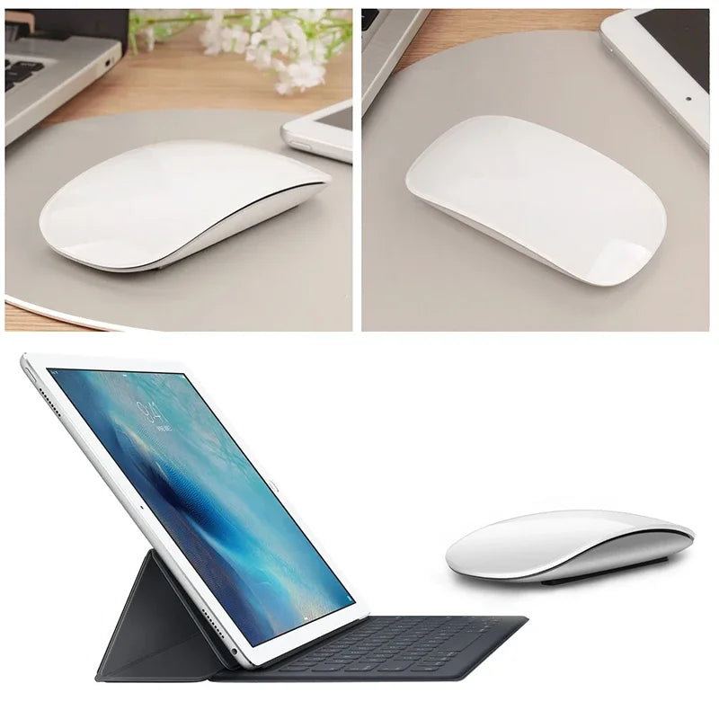 Lenovo Rechargeable Bluetooth Mouse – Silent, Surface Touch, For Laptop & Mac