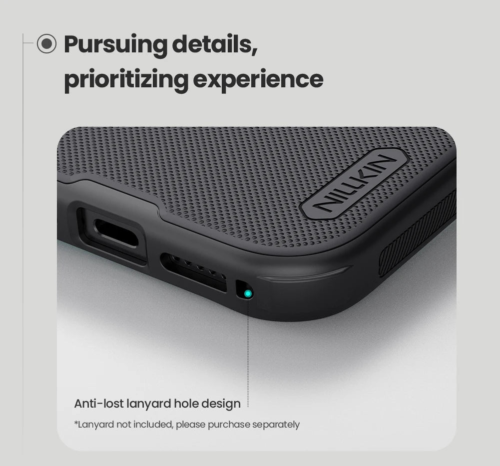 Nillkin Super Frosted Shield Pro Case for iPhone 17 Pro / 17 Pro Max – Shockproof PC+TPU Cover