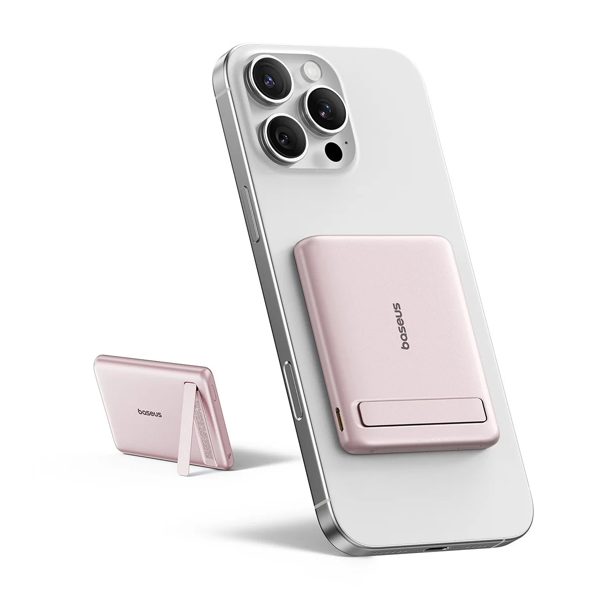 Baseus 5000mAh Magnetic Power Bank – Wireless & PD Fast Charging with Kickstand