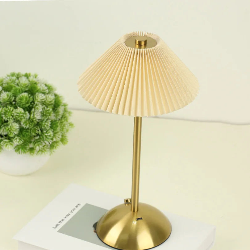 Atmosphere LED Table Lamp – USB Rechargeable Night Light for Bedroom