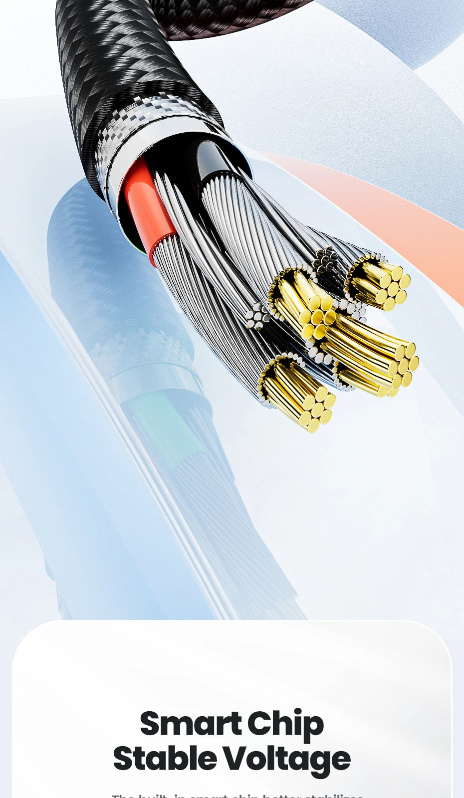 Toocki 540° Magnetic USB-C Cable – Fast Charge for iPhone & Android