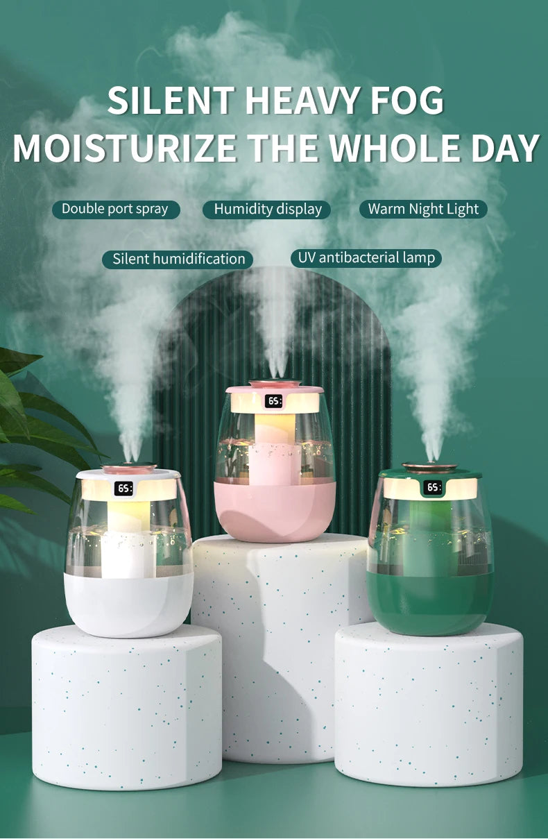 Xiaomi Youpin Air Humidifier – Double Spray Aroma Diffuser with Light