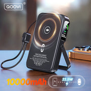 QOOVI Qi2 20W Wireless Power Bank 10000mAh