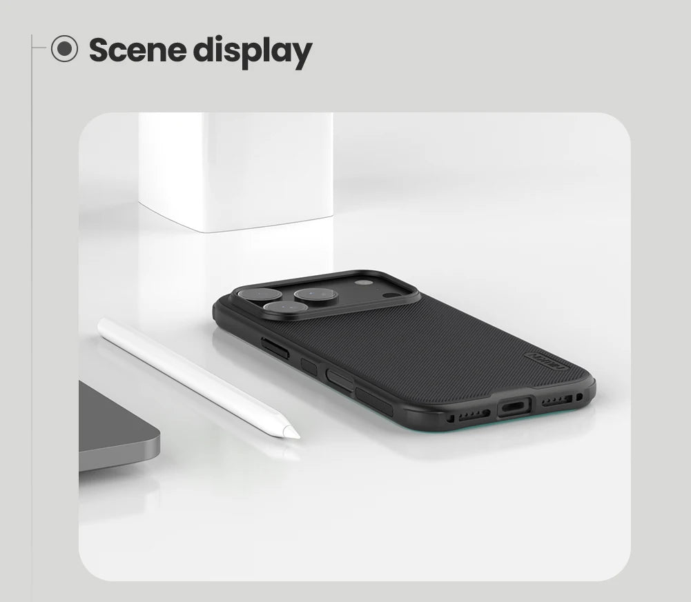 Nillkin Super Frosted Shield Pro Case for iPhone 17 Pro / 17 Pro Max – Shockproof PC+TPU Cover