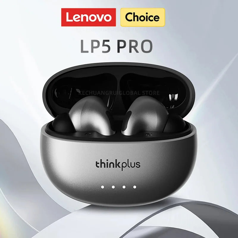 Lenovo LP5 Pro Wireless Earbuds – Bluetooth 5.4, HiFi Stereo Sound & Gaming Mode