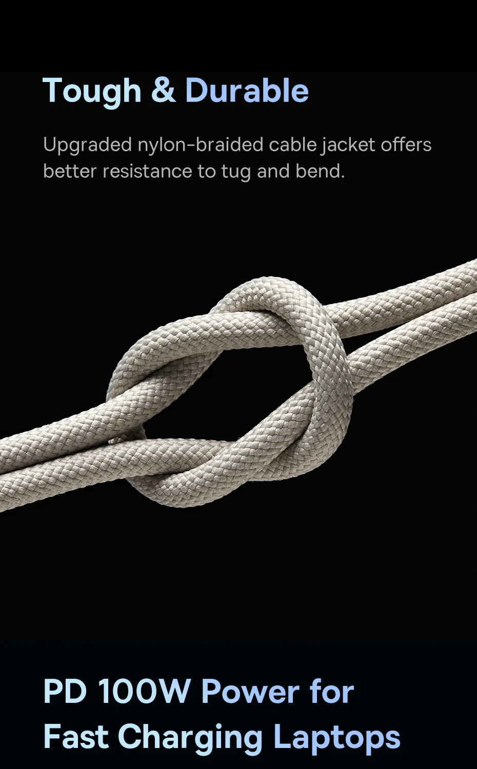 Baseus 100W USB-C Cable – Fast Charging