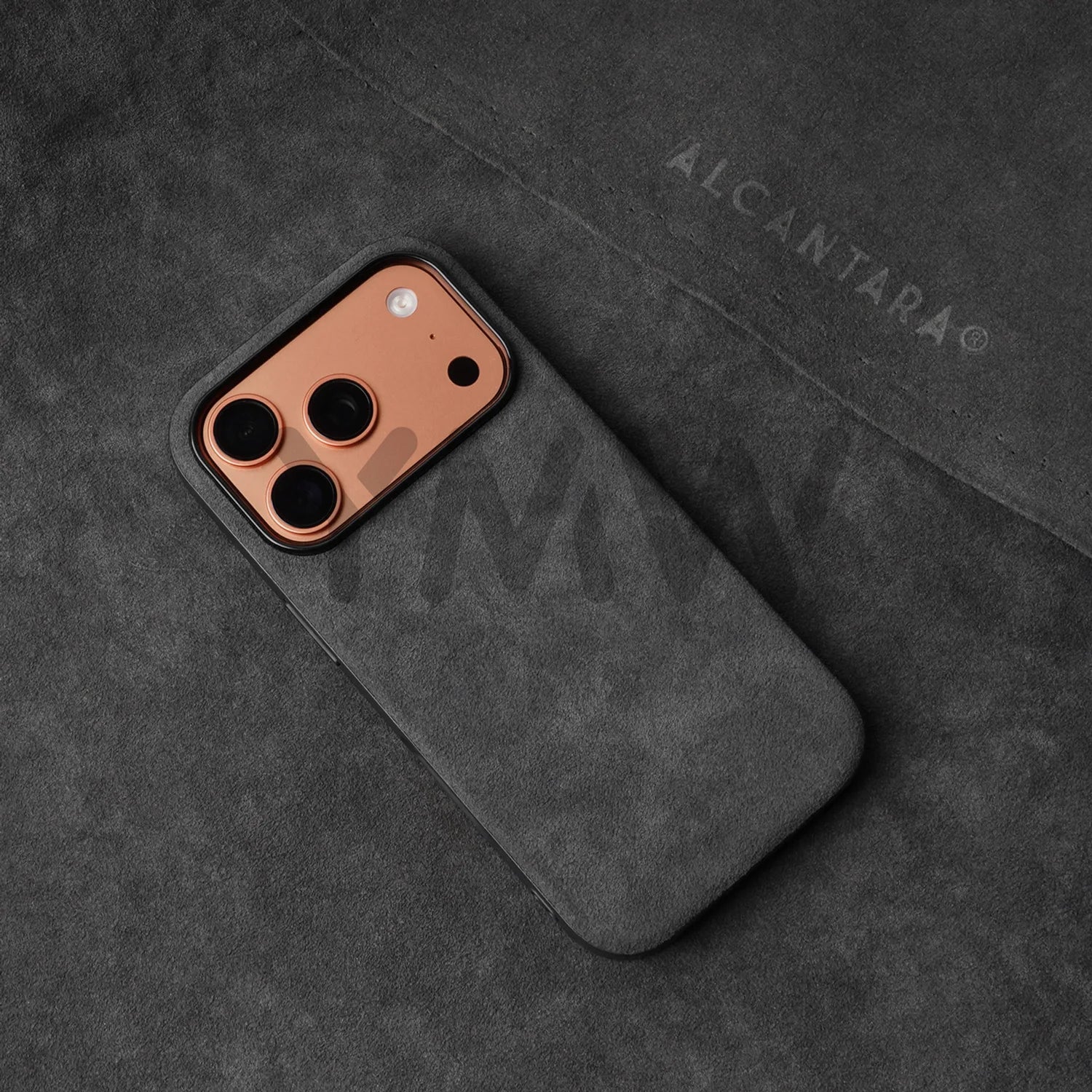 Alcantara Suede-Style MagSafe Case for iPhone 15–17 Series – Luxury Business Cover