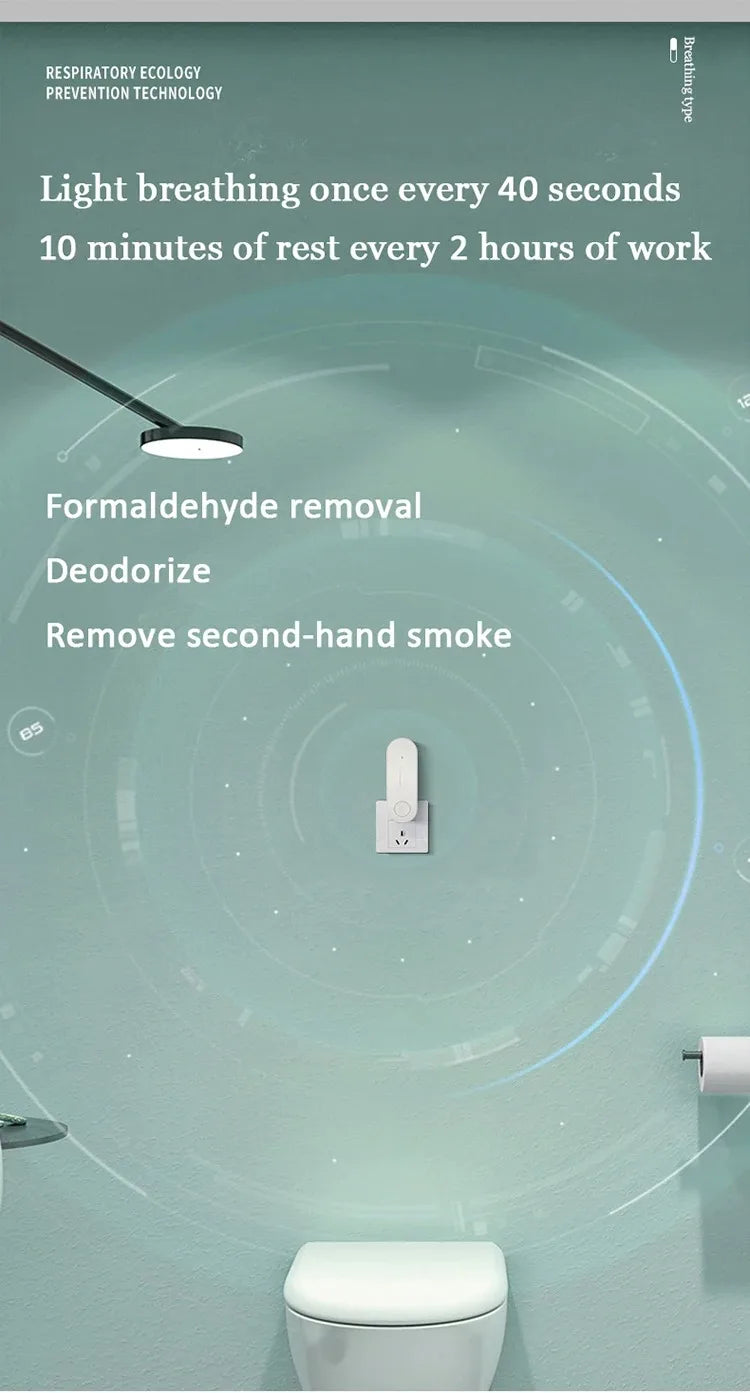 Portable Anion Air Cleaner – Compact Smoke & Odor Freshener