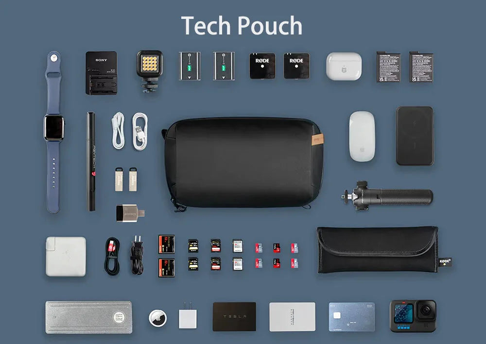 PGYTECH Tech Organizer Pouch – Waterproof Electronics Storage for Cables & Accessories