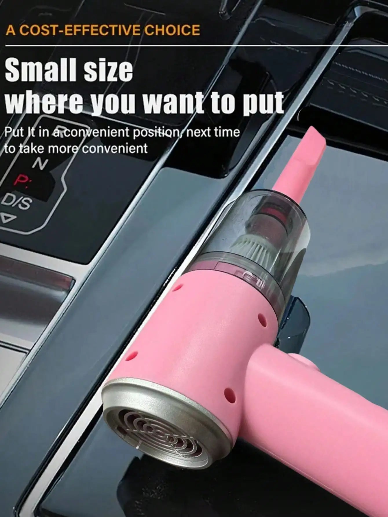 3-in-1 Car & Home Vacuum – USB Rechargeable