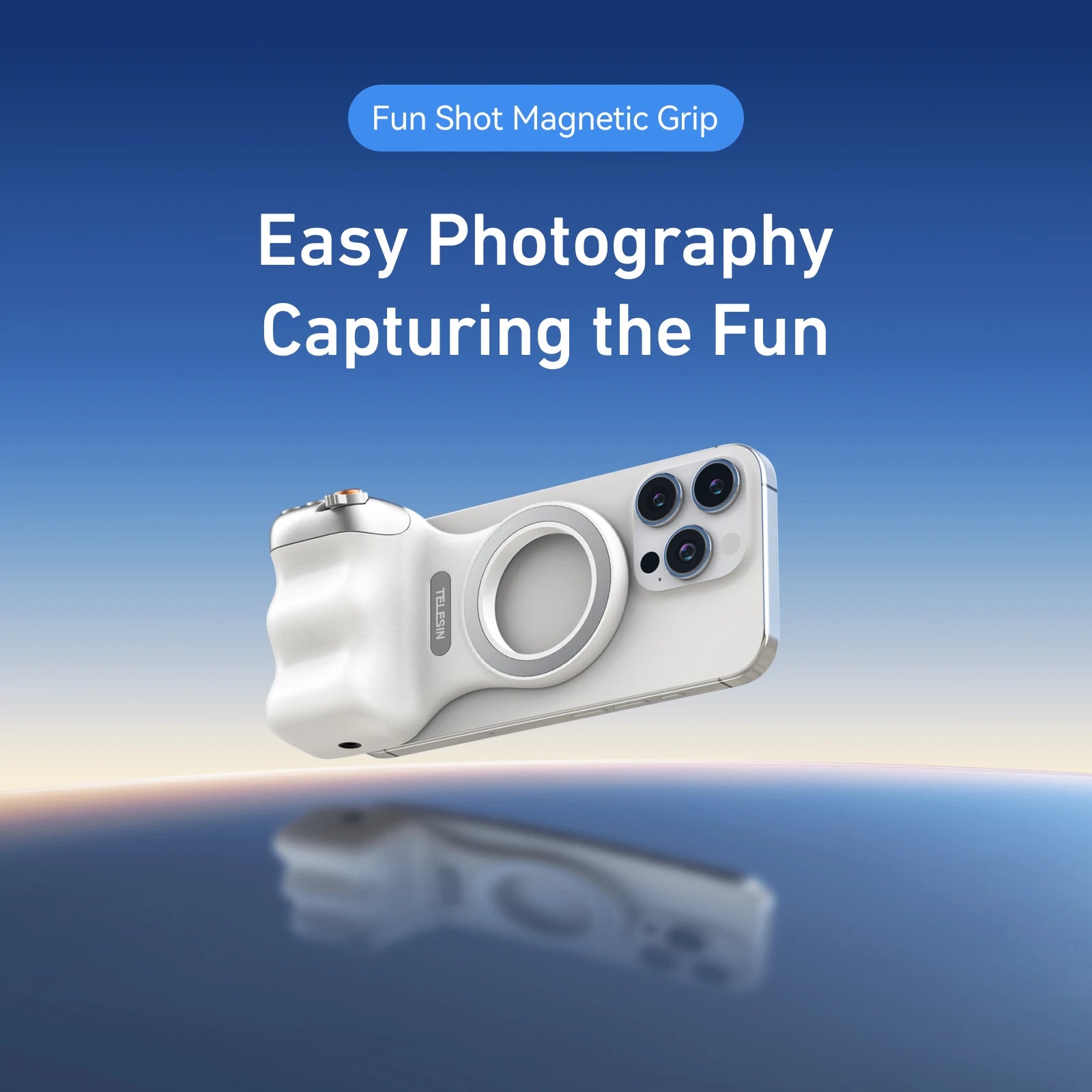 TELESIN Phone Camera Grip with Remote – iPhone & Android