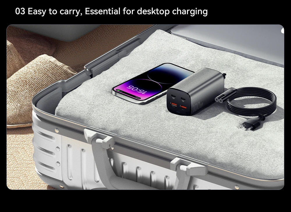 Essager PD & QC 100W USB-C Charger for Laptop & Phone