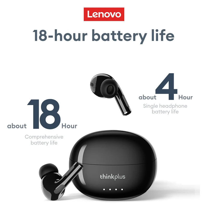 Lenovo Original LP5 PRO TWS Wireless Bluetooth V5.4 Stereo Earphones Long Endurance Touch Earbuds Low Latency Gaming Headset New