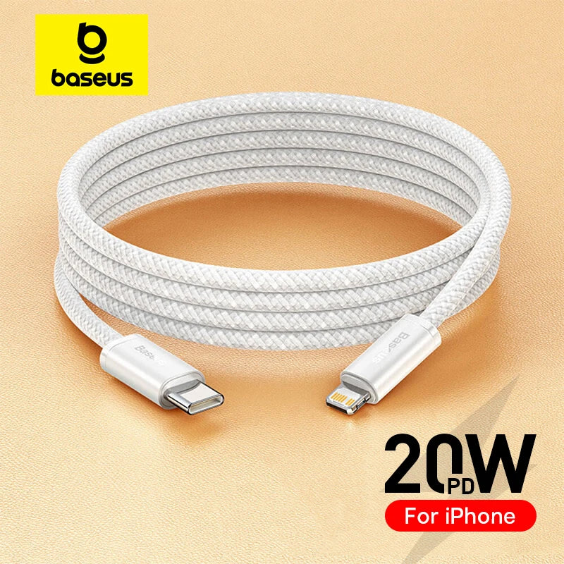 Baseus 20W USB-C Fast Charging Cable – iPhone & iPad Compatible