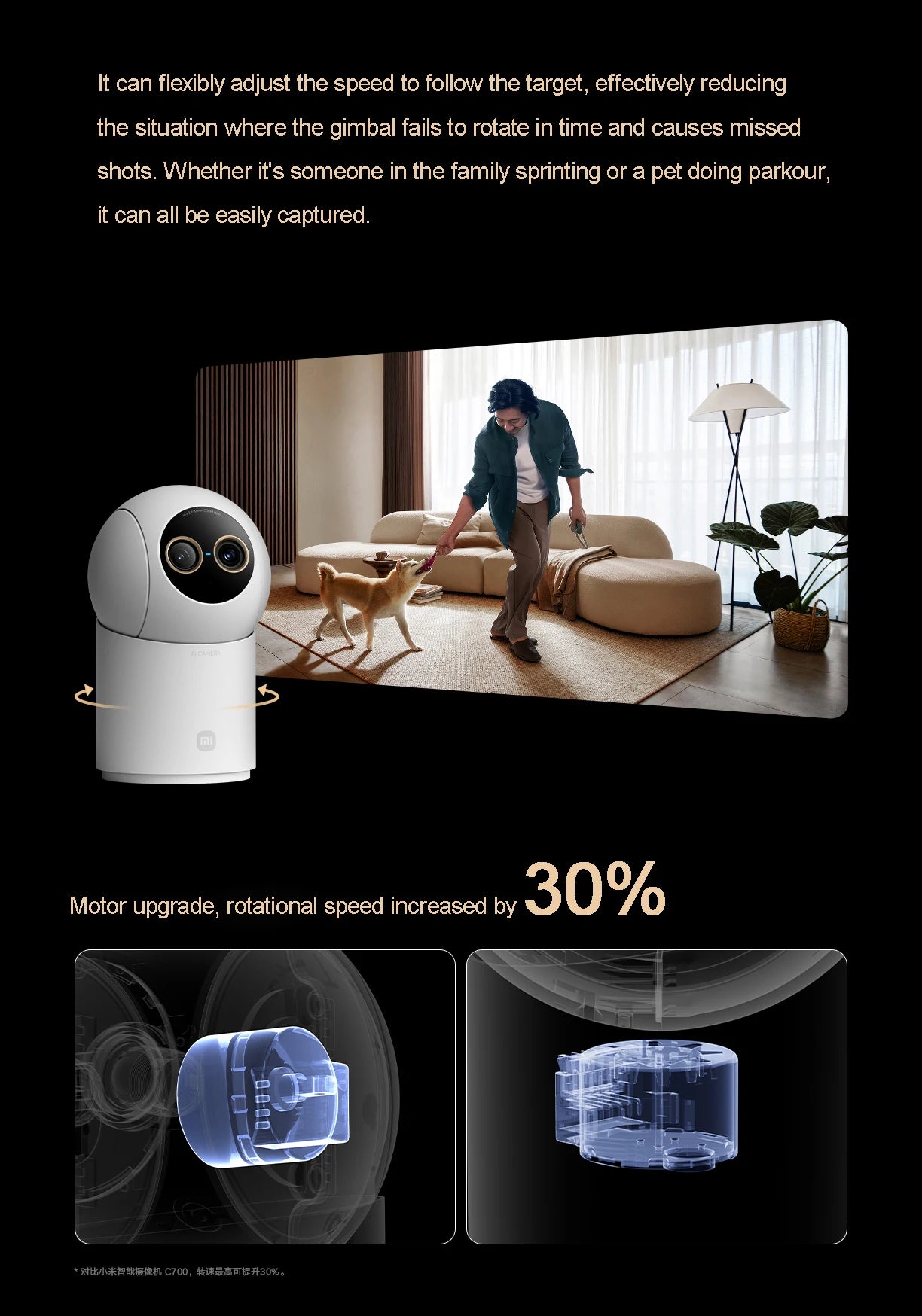 Xiaomi Smart Camera 4 9X Zoom Edition 8MP+5MP Dual Cameras f/1.6 ISP Large Aperture 4K Image Sensor AI Humanoid Pet Detection