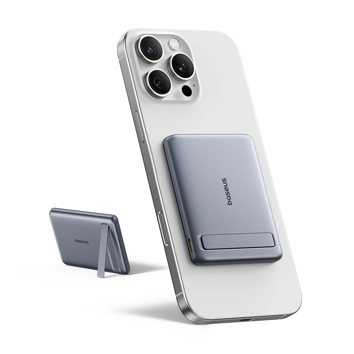 Baseus 5000mAh Magnetic Power Bank – Wireless & PD Fast Charging with Kickstand