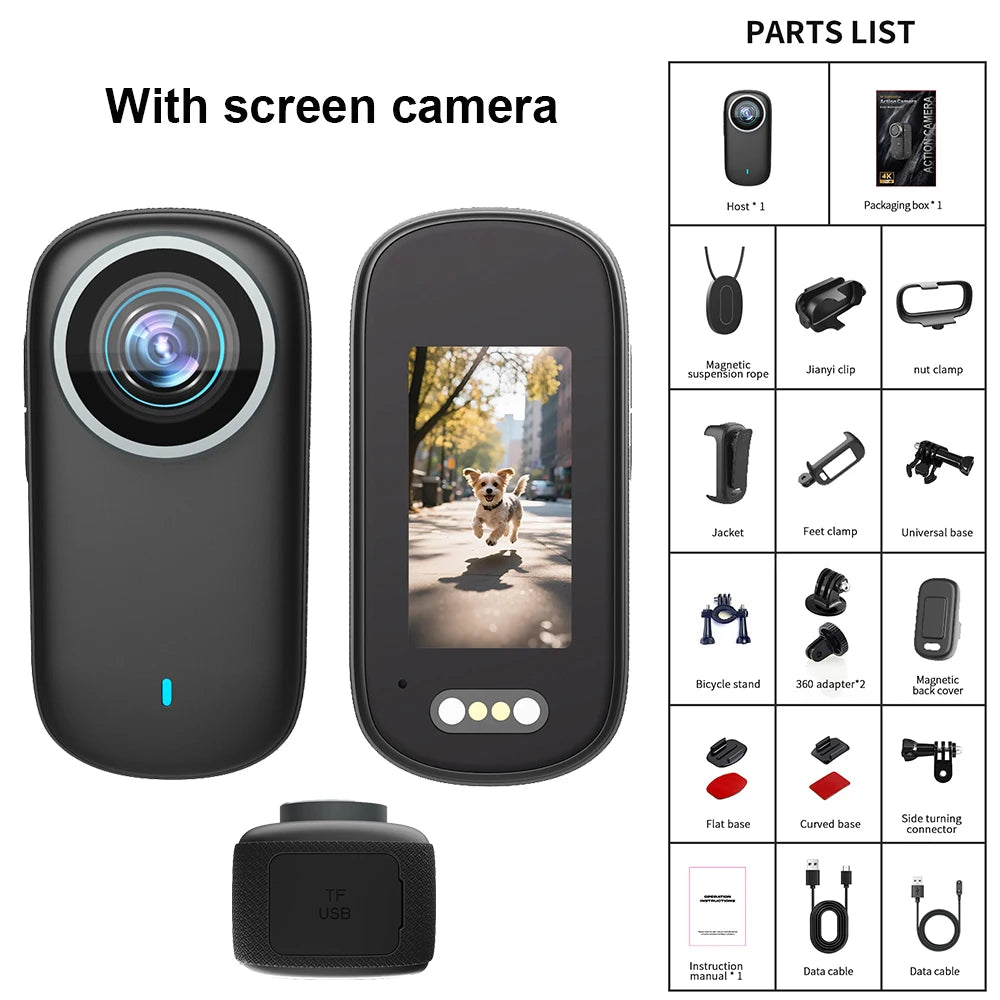 Mini 4K DV Camera – Hotspot, Microphone & 800mAh Battery