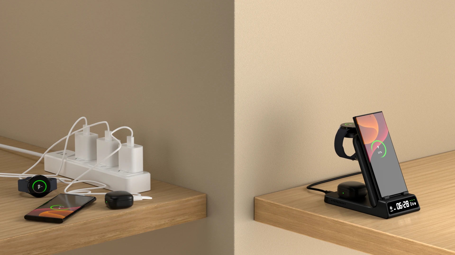 SwanScout 703S Wireless Charger – Samsung Phones & Watch