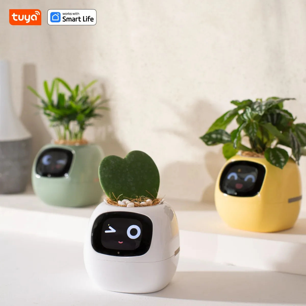 Ivy Tuya Smart Planter – AI Plant Care with Sensors
