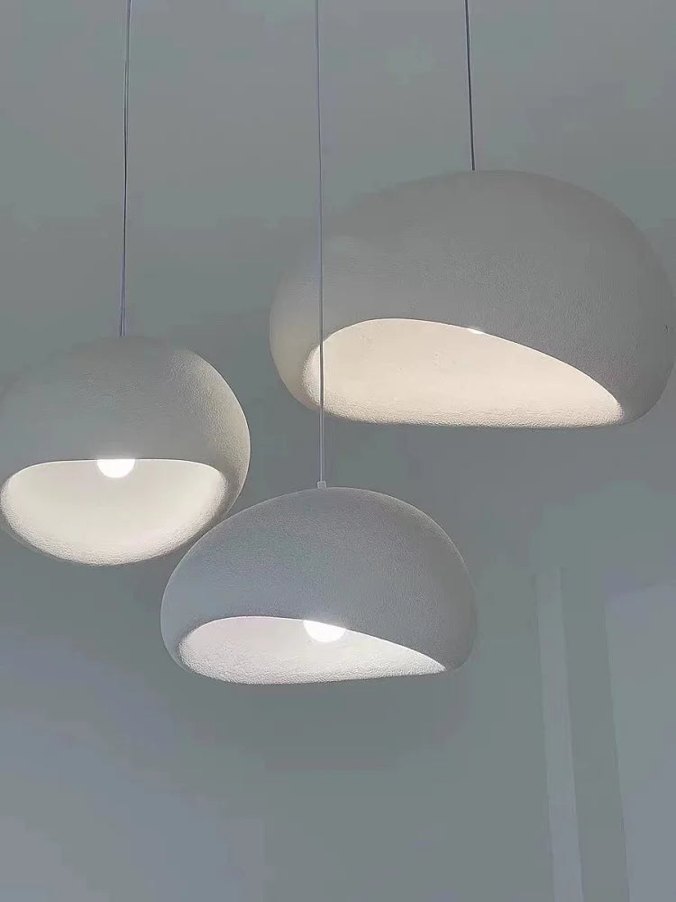 Nordic Wabi Sabi LED Pendant – Modern Ceiling Light for Home