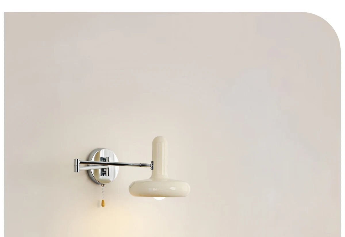 Retractable LED Wall Lamp – Sliding Bedside Lamp