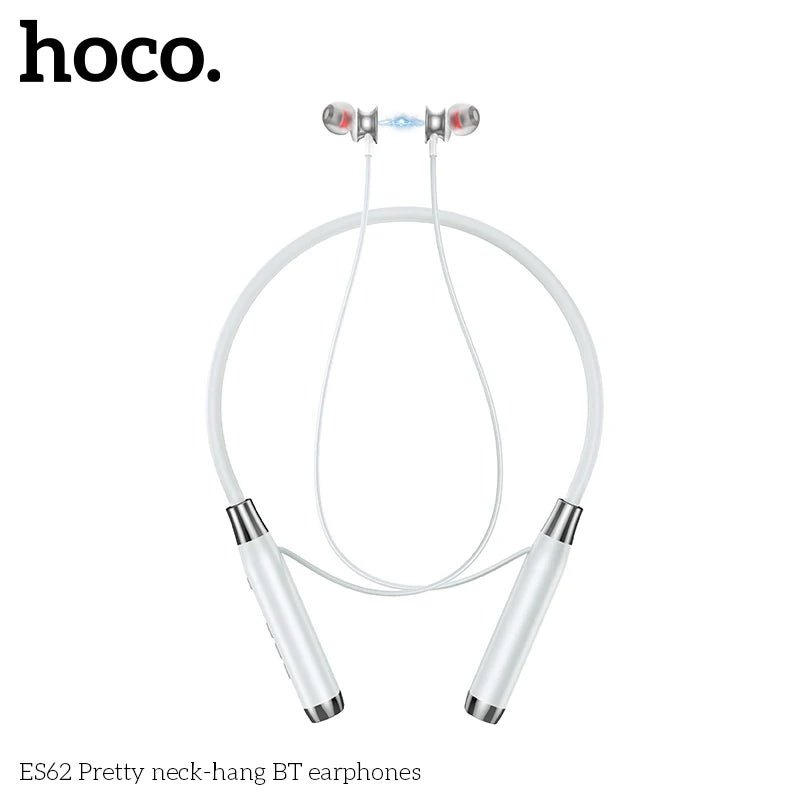 HOCO ES62 Neckband Earphones Bluetooth 5.3 Sport headsets Support TF card playback 120Hours Long battery life For Mobile Phone