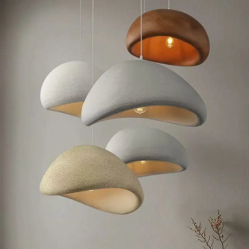 Nordic Wabi Sabi LED Pendant – Modern Ceiling Light for Home