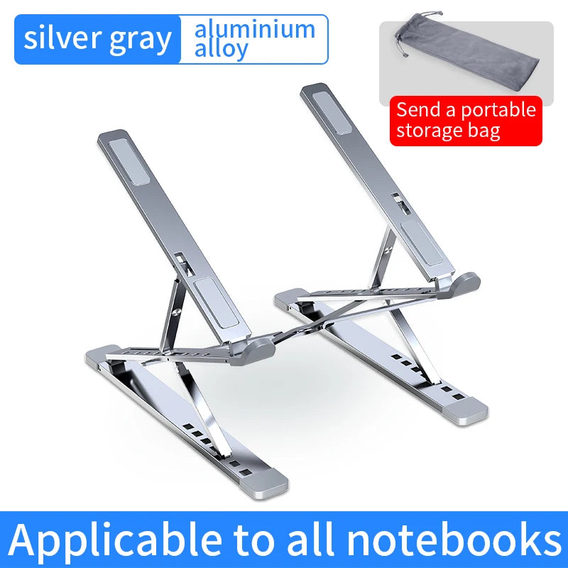 Aluminum Laptop Stand YYLM N8 – Foldable, Adjustable, Cooling