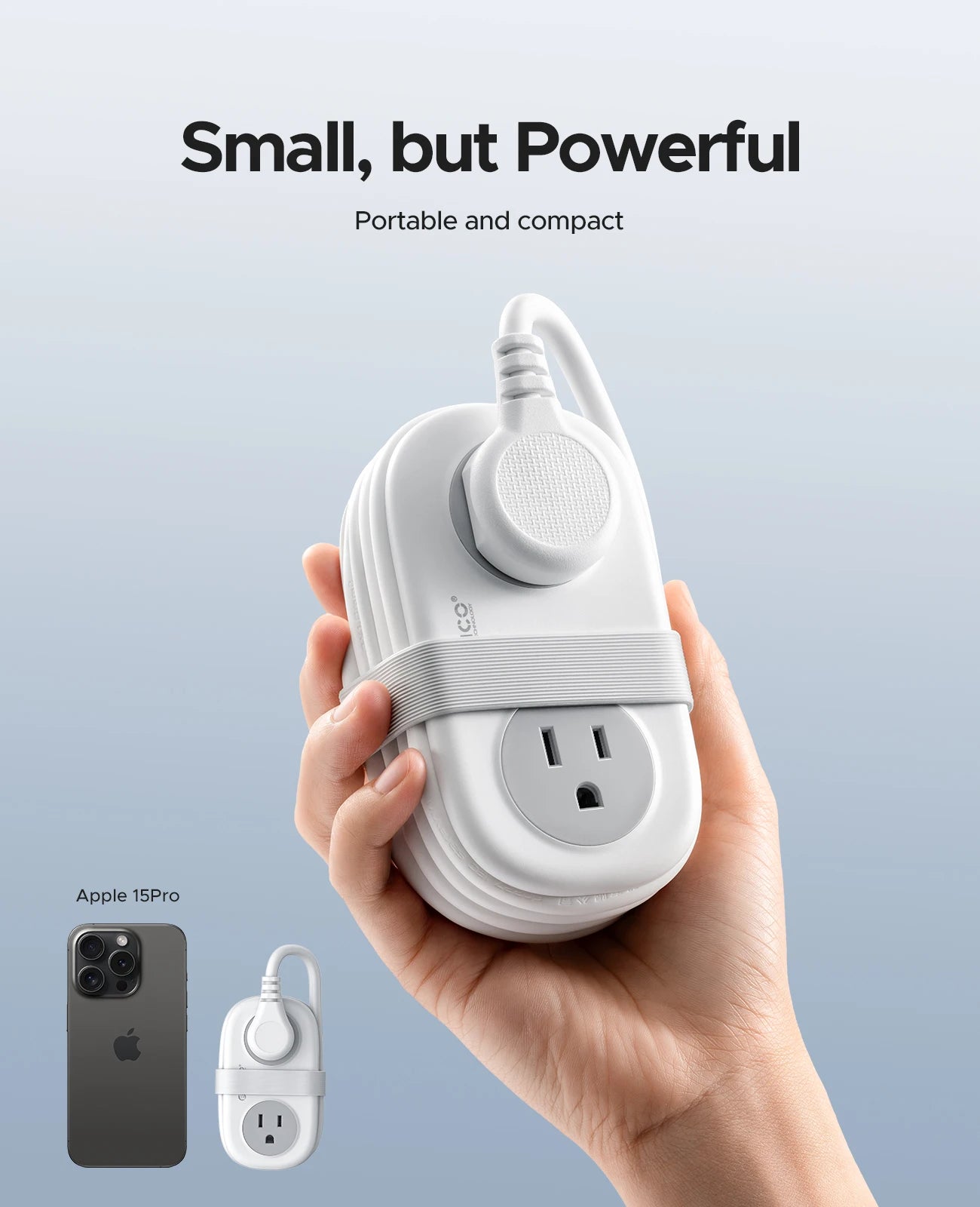ORICO Power Strip  7-in-1 US – 4 AC Outlets, 2 USB & 1 USB-C Fast Charging