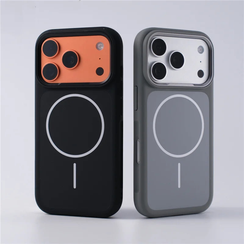 Premium Double-Color Matte MagSafe Case for iPhone 17 Series – Magnetic Shockproof Cover