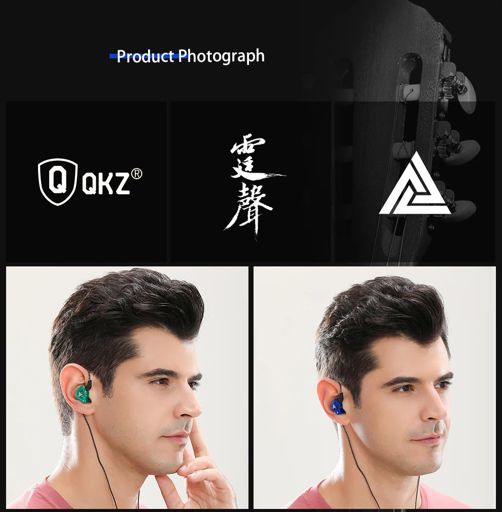 Original QKZ AK6 Earbuds – Stereo Sports Headphones