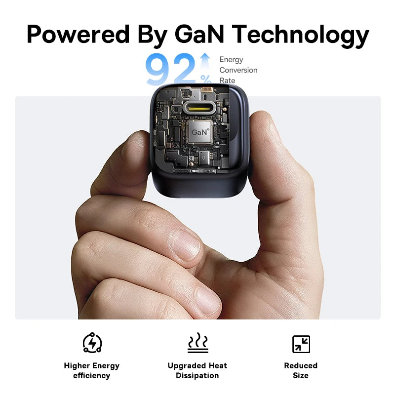 Baseus 45W GaN Charger For iPhone 17 16 15 Pro Max Samsung Galaxy Fast Charger Phone Charger USB C Charger Portable PD Charger