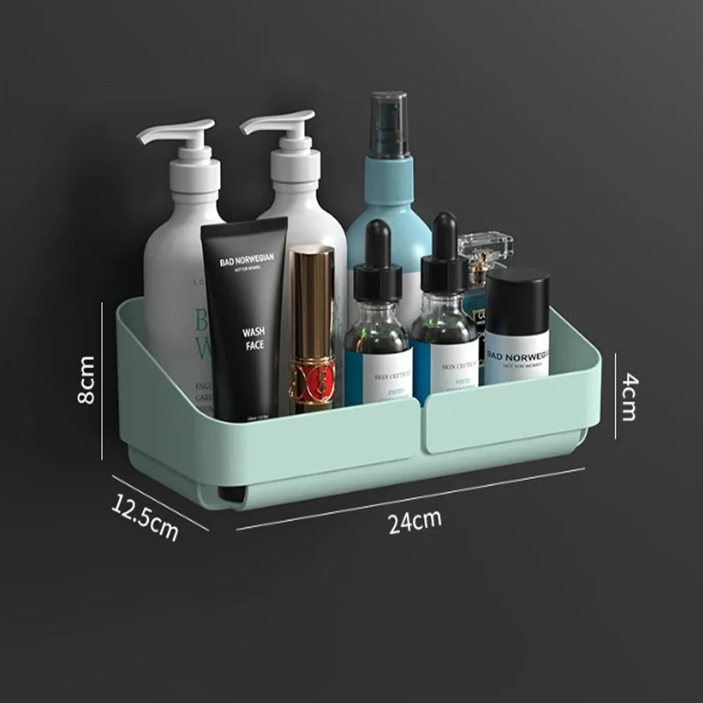 Convenience Wall Shelf – Bathroom & Kitchen Storage Organizer