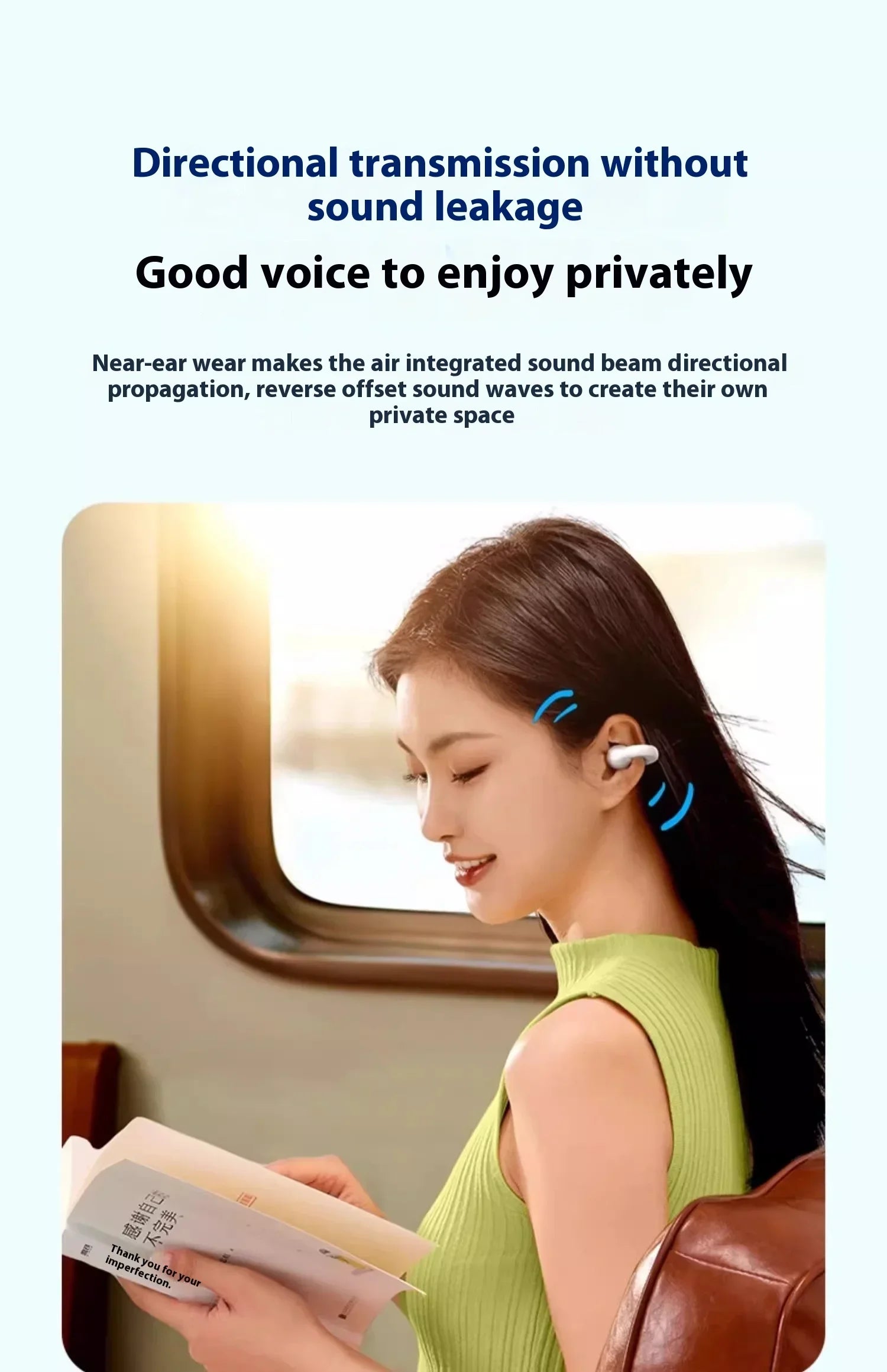 UGREEN HiTune S3 TWS Bluetooth Earphones – Hifi Sound, Noise Reduction, Open-Ear