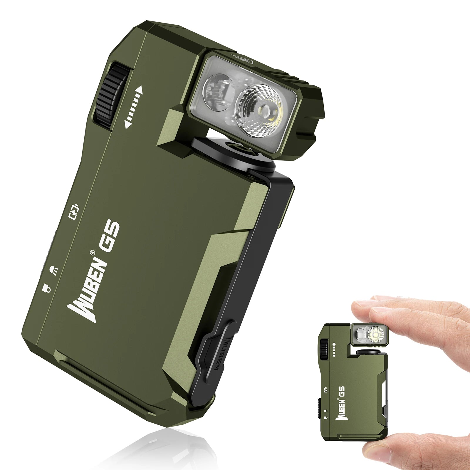 WUBEN G5 Mini Flashlight – 400L EDC Rechargeable Pocket Torch