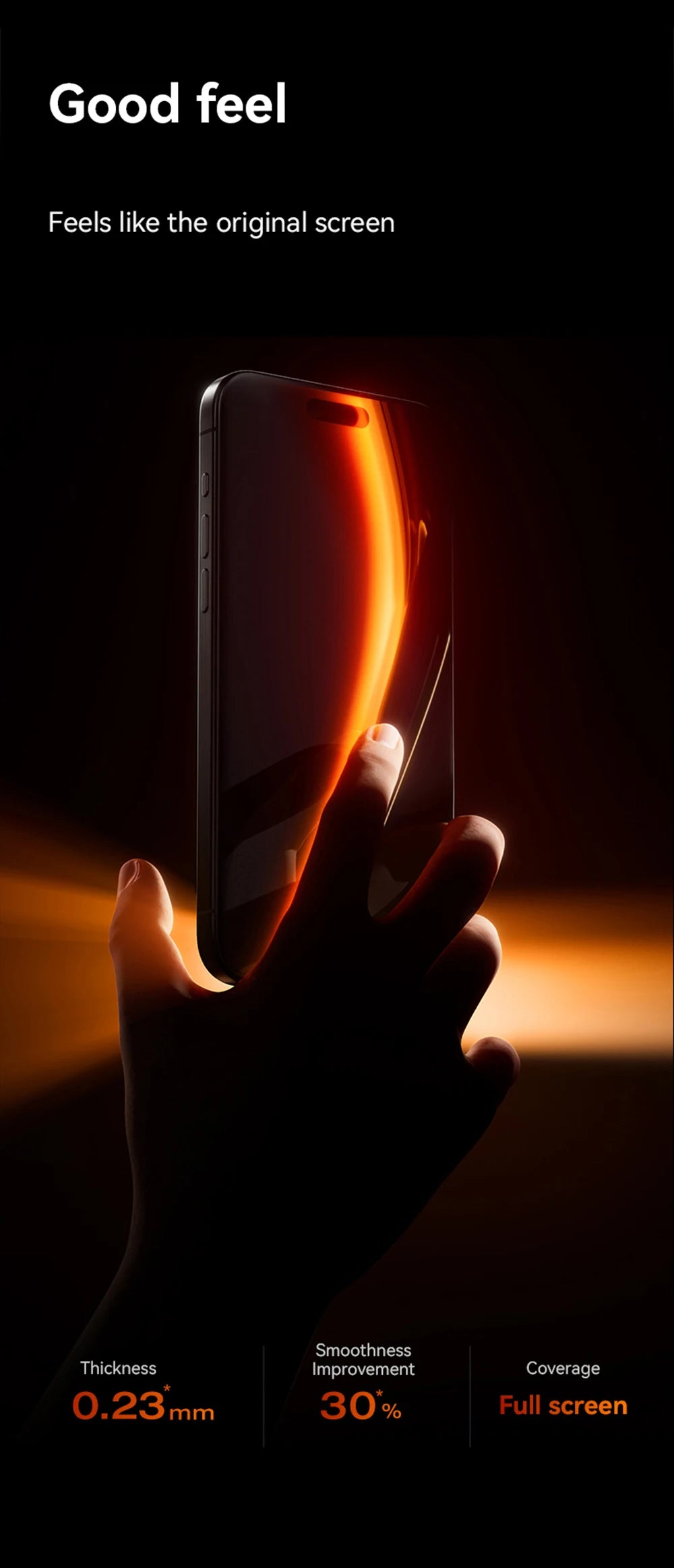 JOYROOM Full Screen Tempered Glass Protector – Fits iPhone 14-16 Series
