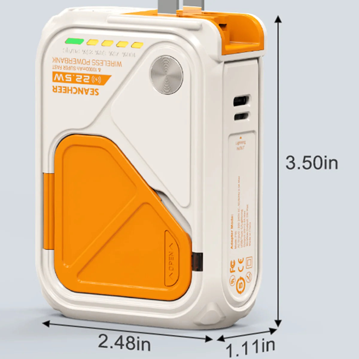 Magnetic 6-in-1 Power Bank 10000mAh – 22.5W Fast Charge